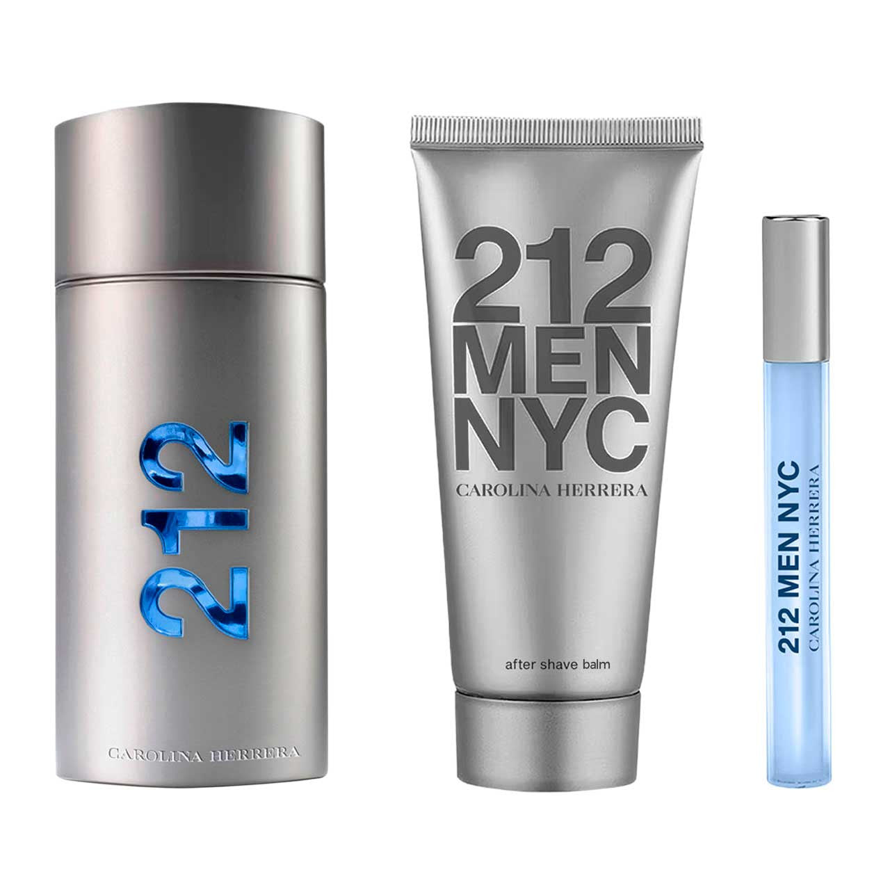 212 Men Navidad Estuche 3 piezas Hombre EDT 100ml + After Shave 100ml + Miniatura 10ml