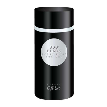 360 Black Cilindro Estuche 3 Piezas Hombre EDT 100ml + Shower Gel 90ml + Miniatura 7.5ml