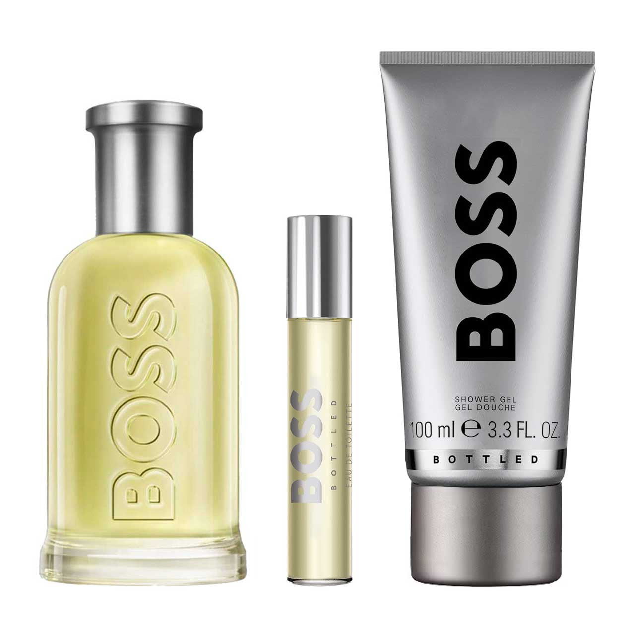 Boss Bottled #6 Estuche 3 Piezas Hombre EDT 100ml + Shower Gel 100ml + Miniatura 10ml