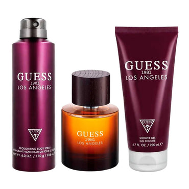 Guess 1981 Los Angeles Estuche 3 Piezas Hombre EDT 100ml + shower gel 200ml + Desodorante