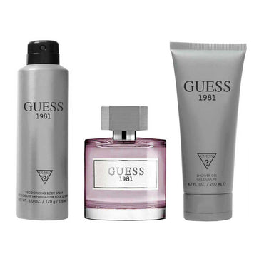 Guess 198 Estuche 3 Piezas Hombre EDT 100ml + Gel p/bañar 200ml + Desodorante