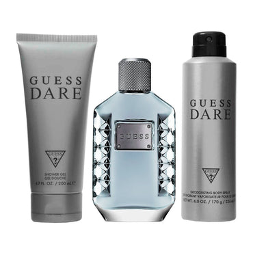 Guess Dare Estuche 3 Piezas Hombre EDT 100ml + shower gel 200ml + desodorante 226ml
