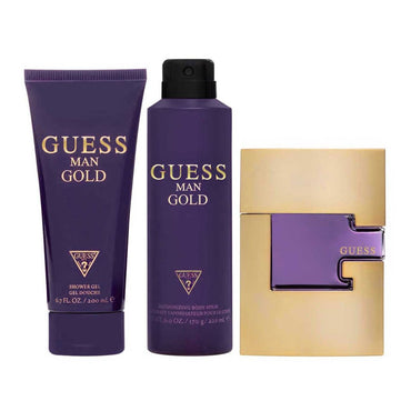 Guess Gold Estuche 3 Piezas Hombre EDT 75ml + shower gel 200ml + Desodorante