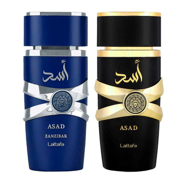 Lattafa Assad + Asad Azanaibar SET 2 Piezas Hombre EDP 100ml + EDP 100ml