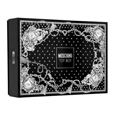 Moschino Toy Boy Estuche 4 Piezas Hombre EDP 100ml + Bath & Shower Gel 100ml + After Shave Balm 100ml + Miniatura 10ml