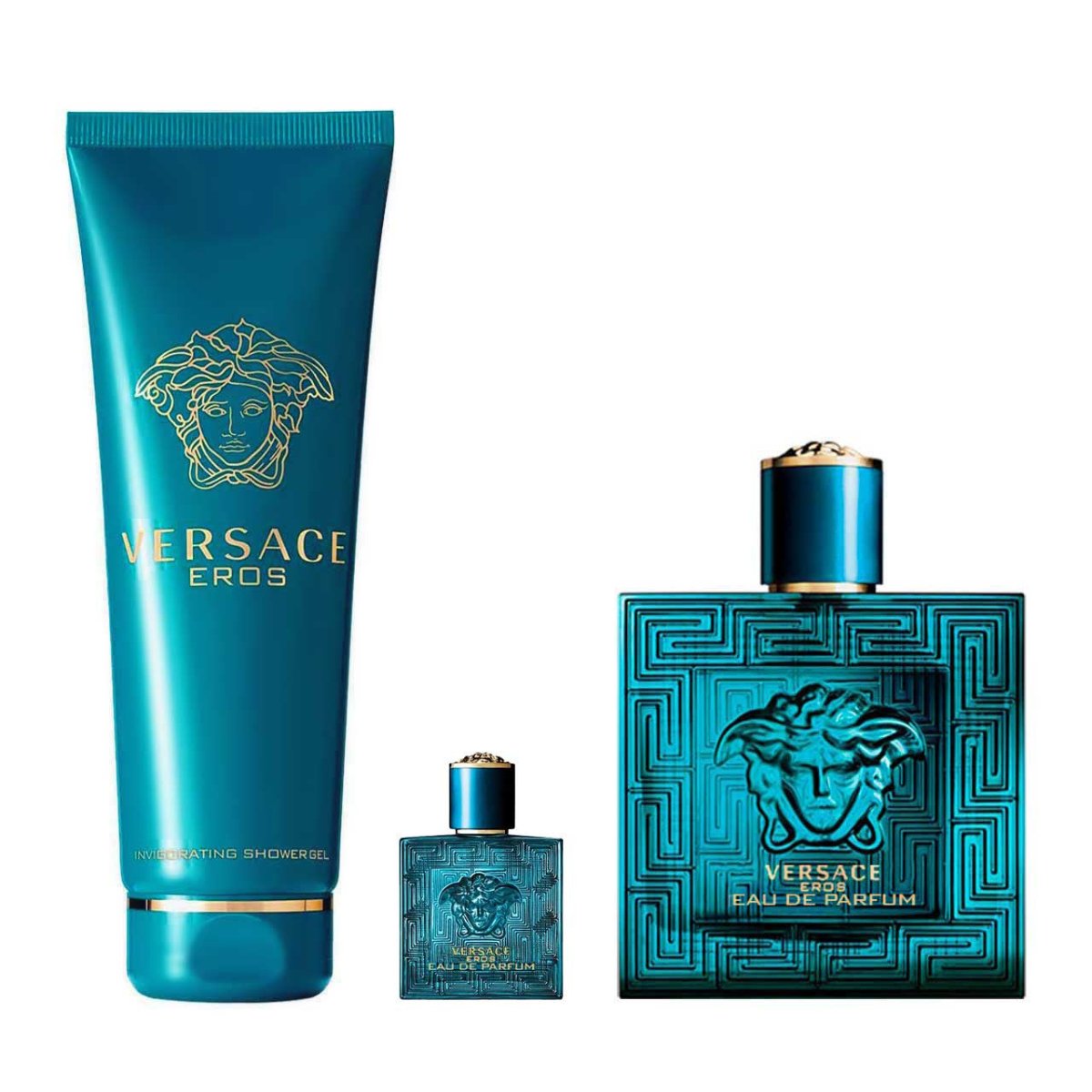 Versace Eros Estuche 3 Piezas Hombre EDP 100ml + Shower Gel 150ml + Miniatura 5ml