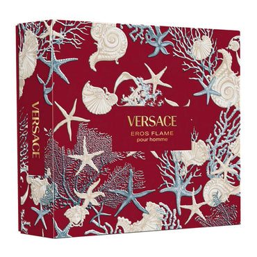Versace Eros Flame Estuche 3 Piezas Hombre EDP 100ml + Shower Gel 150ml + Miniatura 5ml