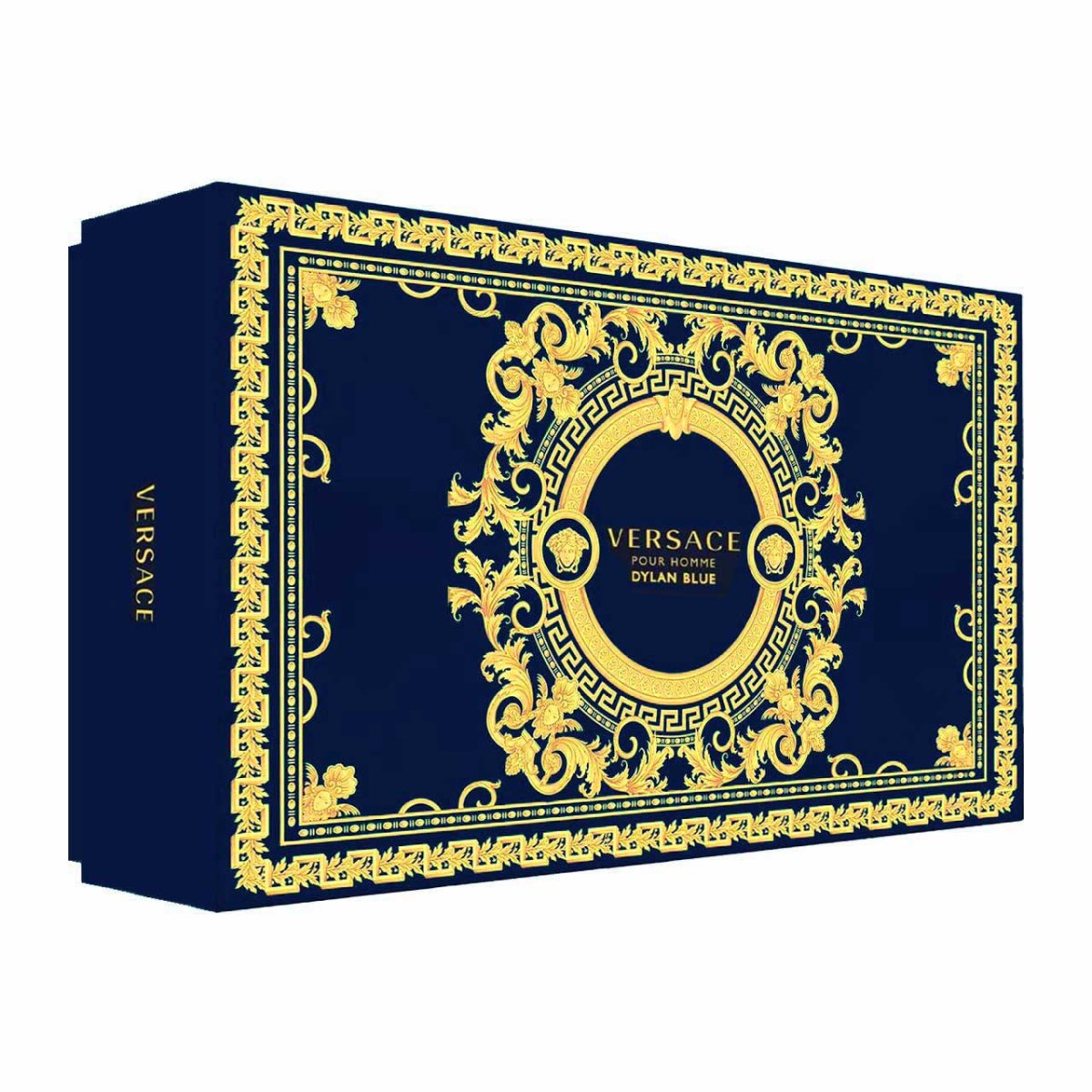 Versace Pour Homme Dylan Blue Set 3 piezas Hombre EDT 100ml + Miniatura 10ml + Bolsa de Viaje