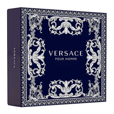 Versace Pour Homme Estuche 3 Piezas Hombre EDT 100ml + Miniatura 10ml + Shower Gel