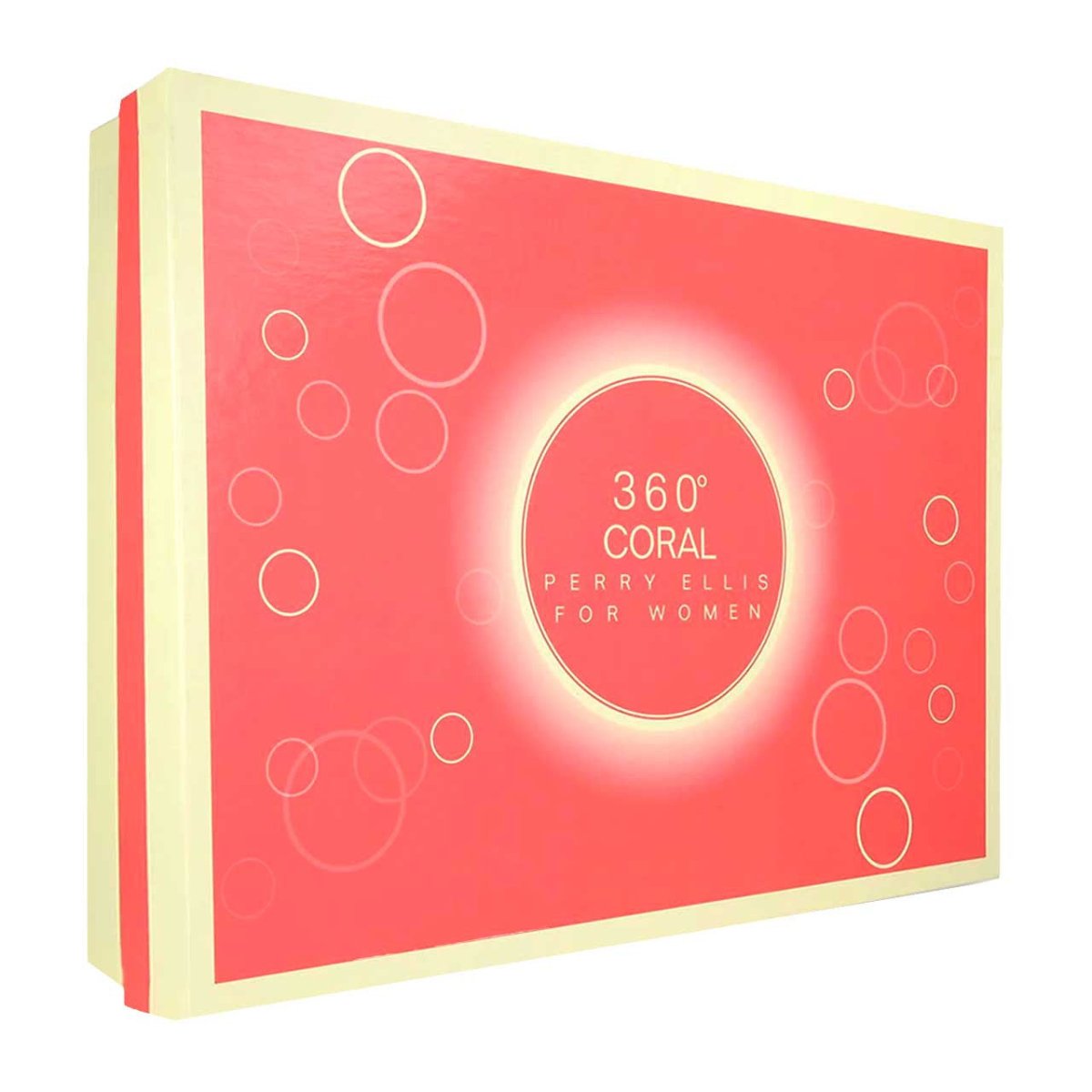 360 Coral SET 4 Piezas Dama EDP 100ml + Body Mist 118ml + Crema De Manos + Mini 7.5ml