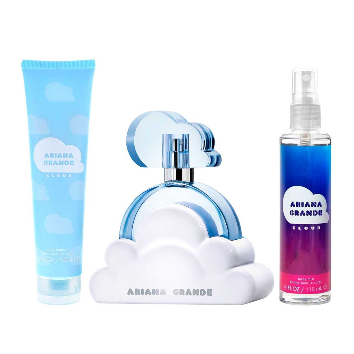 Cloud SET 3 Piezas Dama EDP 100ml + Crema Corporal 100ml +  Body Mist  118ml