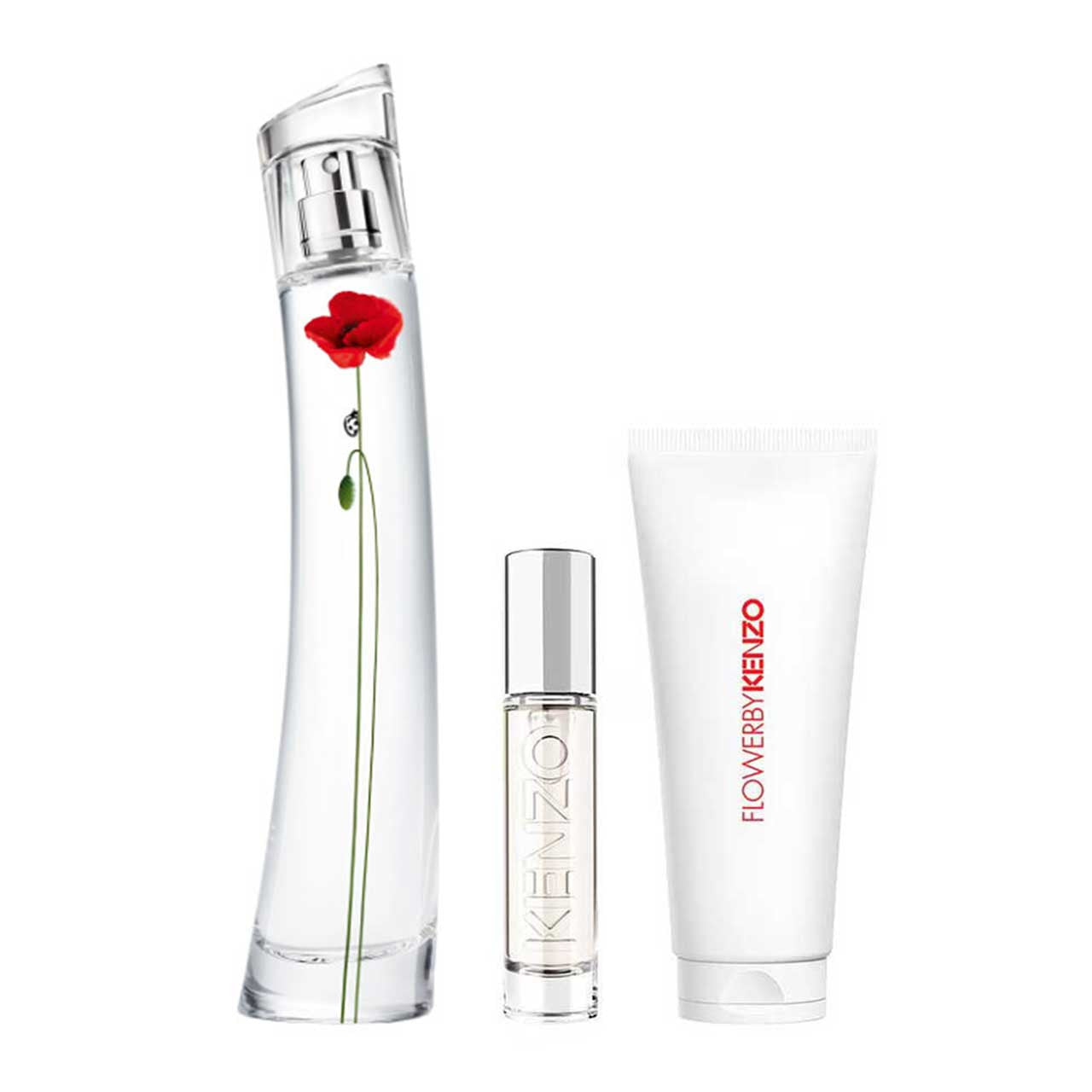 Flower by Kenzo La Recolte Parisienne Estuche 3 Piezas Dama EDP 75ml + Leche Corporal 75ml + Miniatura 10ml
