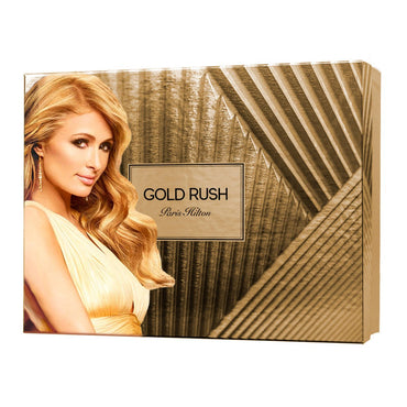 Gold Rush Estuche 4 Piezas Dama by Paris Hilton EDP 100ml + Crema Corporal 90ml + Gel De Ducha + Mini 10ml