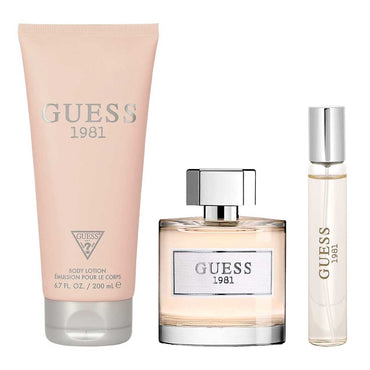 Guess 1981 SET 3 Piezas Dama EDT 100ml + Crema Corporal 200ml + Miniatura 15ml