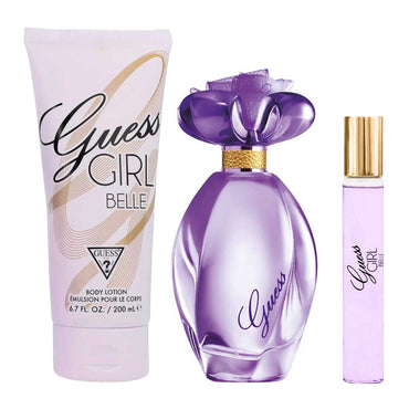 Guess Girl Belle Estuche 3 Piezas Dama EDT 100ml + body lotion 200ml + Mini 15ml