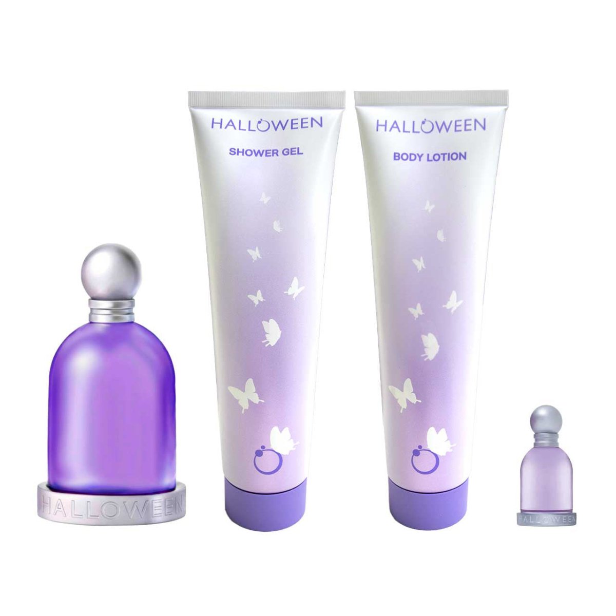 Halloween SET 4 Piezas Dama EDT 100ml + Locion Corporal 150ml + Gel De Ducha 150ml + Mini 4.5ml