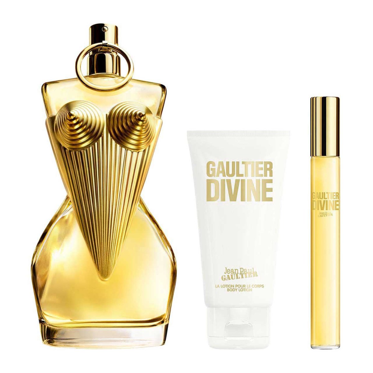 Jean Paul Gaultier Divine SET 3 Piezas Dama EDP 100ml + Body Lotion 75ml + Mini 10ml