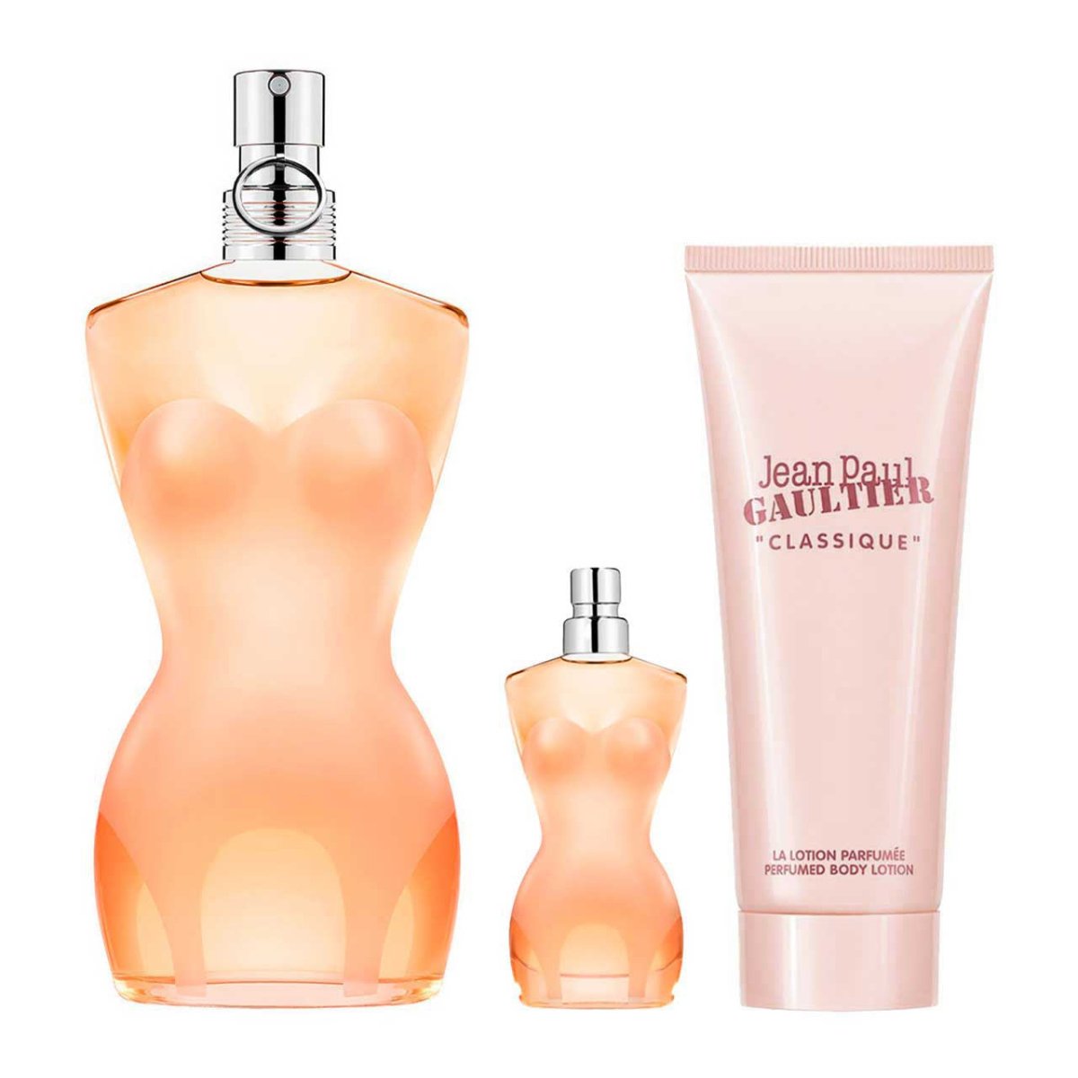 Jean Paul Gaultier Classque Estuche 3 Piezas Dama EDT 100ml + Body Lotion 75ml + Miniatura 6ml