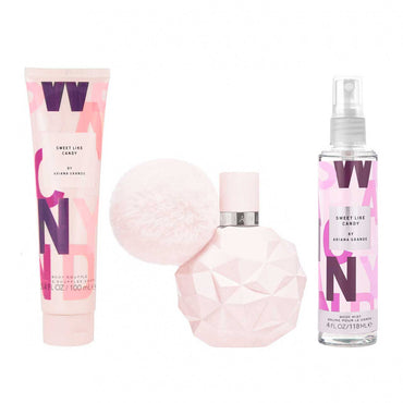 Sweet Like Candy SET 3 Piezas Dama EDP 100ml + Body Souffle 100ml + Body Mist 118ml