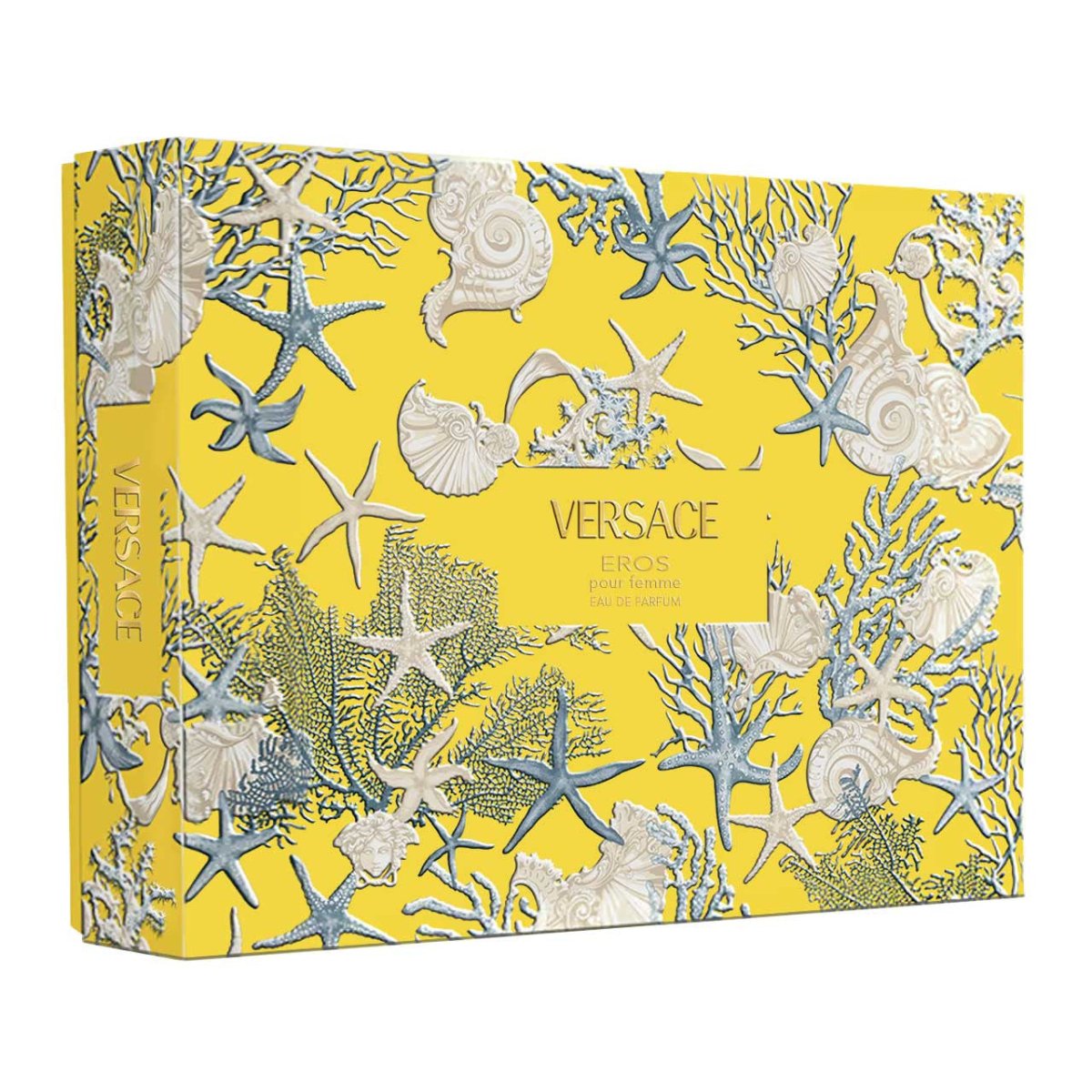 Versace Eros Estuche 4 Piezas Dama EDP 100ml + Shower Gel 100ml + Body Lotion 100ml + Miniatura 5ml