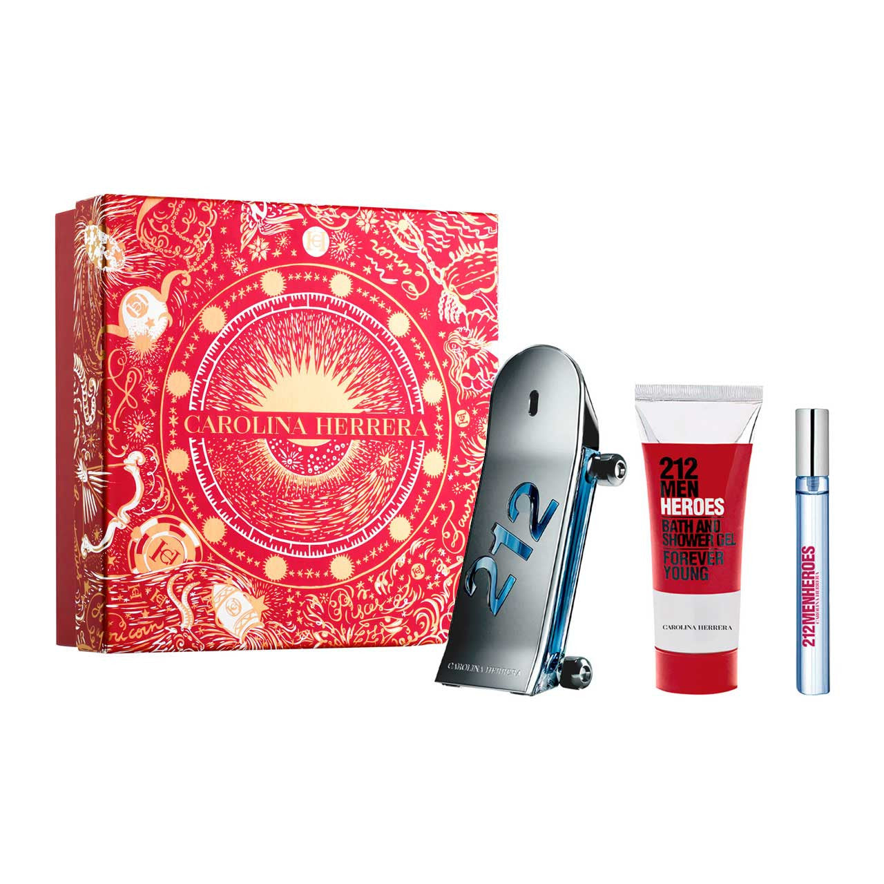 212 Men Heroes Navidad Estuche 3 piezas Hombre