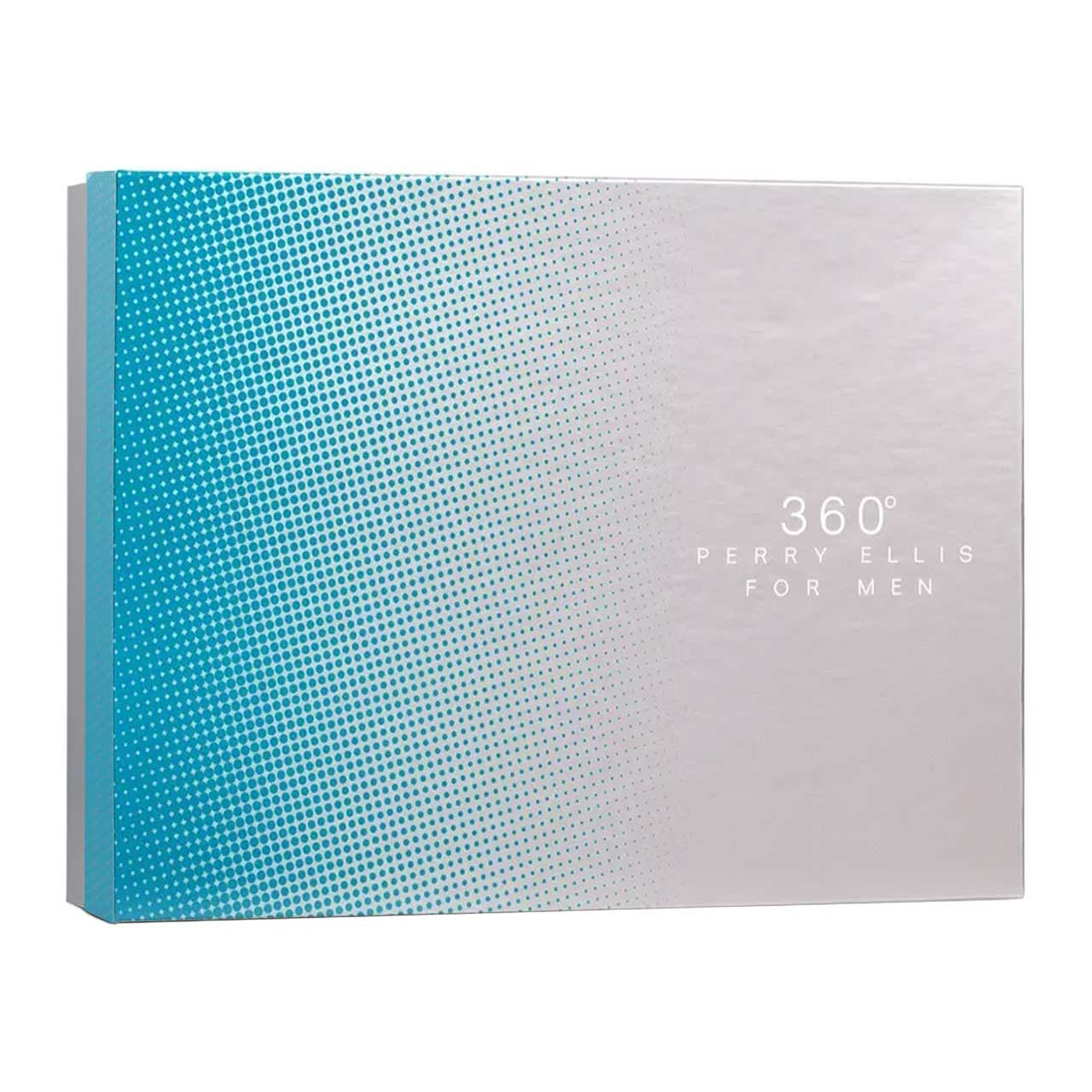 360 Men Estuche 4 Piezas Hombre EDT  100ml + Gel de ducha 50ml + Desodorante + Mini 7.5ml