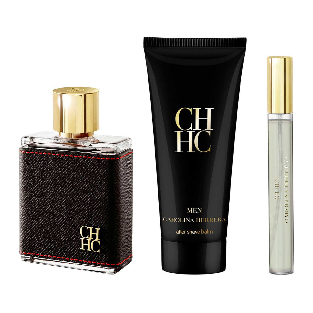 CH Navidad Estuche 3 Piezas Hombre EDT 100ml + Crema de Afeitar 100ml + Miniatura 10ml