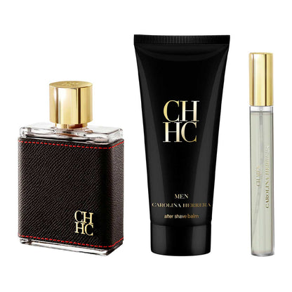 CH Navidad Estuche 3 Piezas Hombre EDT 100ml + Crema de Afeitar 100ml + Miniatura 10ml