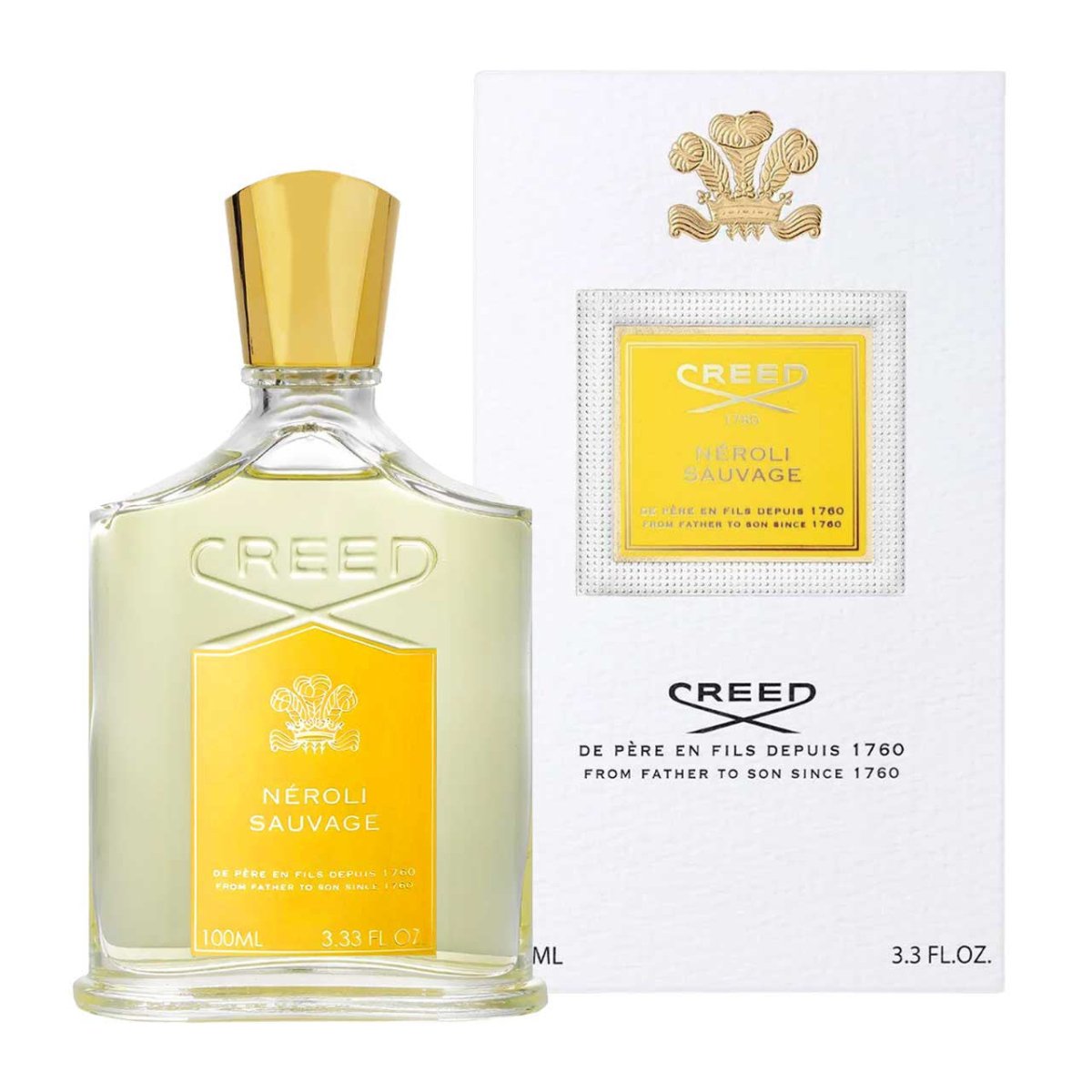 Perfume Creed Neroli Sauvage EDP 100 ml hombre, fragancia cítrica fresca y elegante