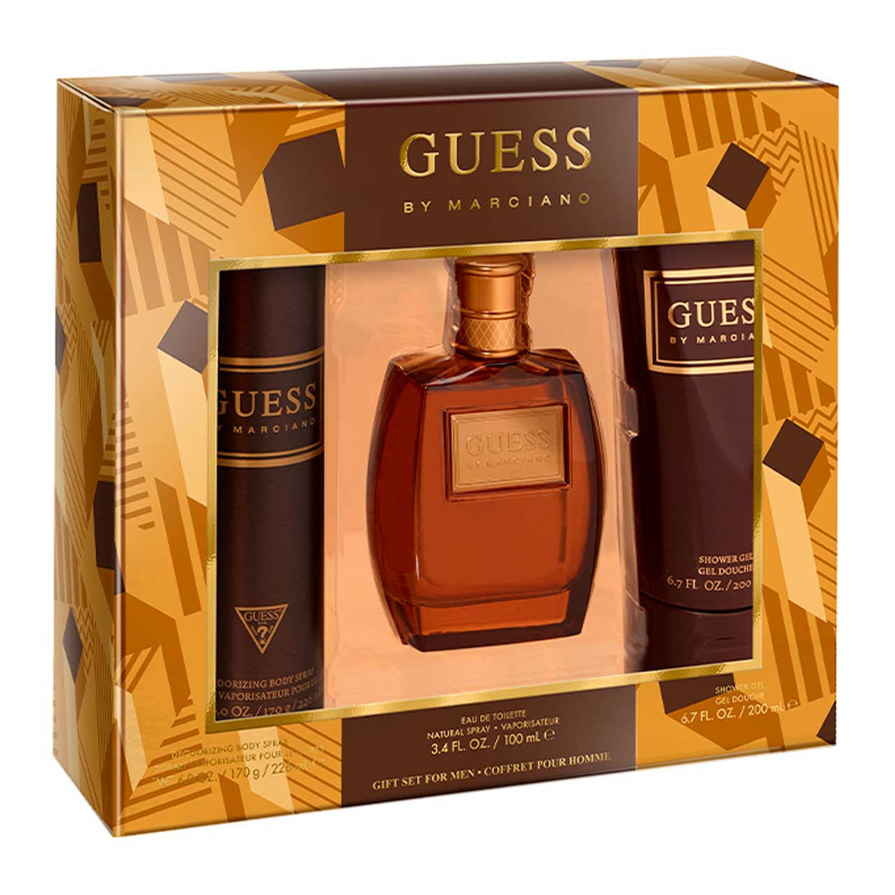 Guess Marciano Estuche 3 Piezas Hombre EDT 100ml + shower gel 200ml + Desodorante