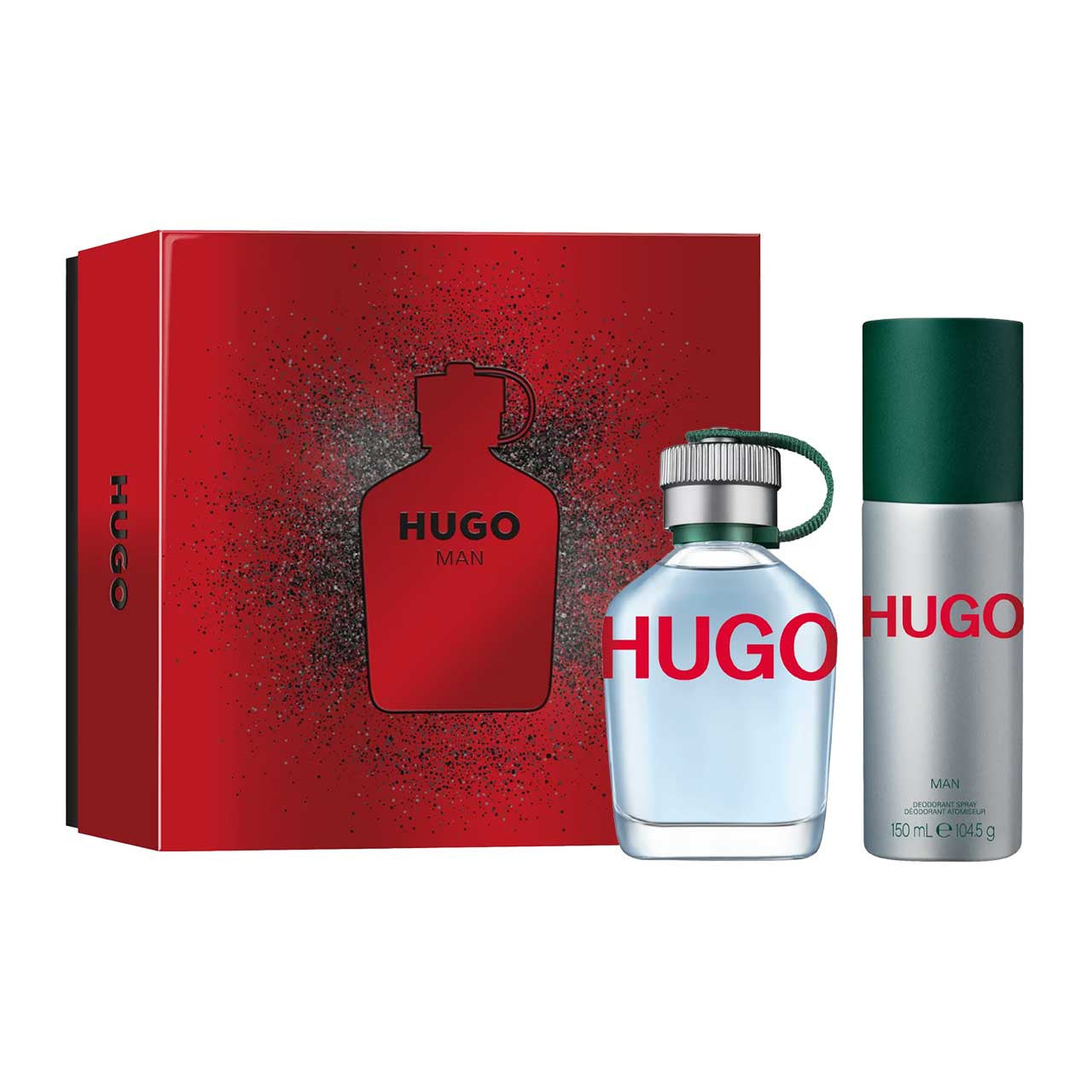 Hugo 75ml ESTUCHE 2 Piezas Hombre EDT 75ml + Desodorante