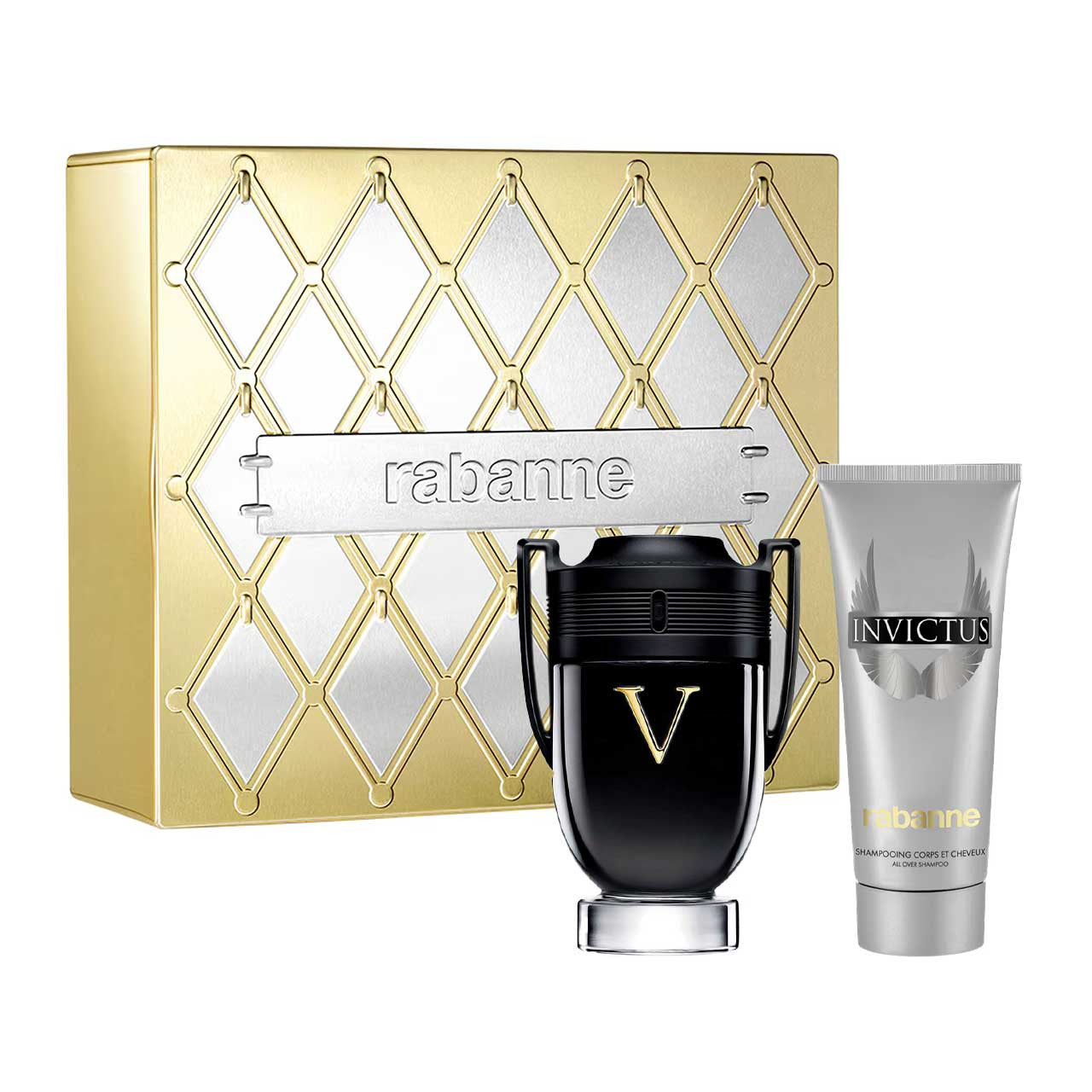 Invictus Victory Metal Estuche 2 Piezas Hombre EDP 100ml + All Over Shampoo 100ml