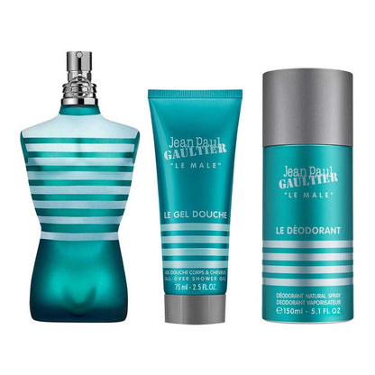 Jean Paul Gaultier Le Male Estuche 3 Piezas Hombre EDT 125ml + Desodorante 150ml + Shower Gel 75ml