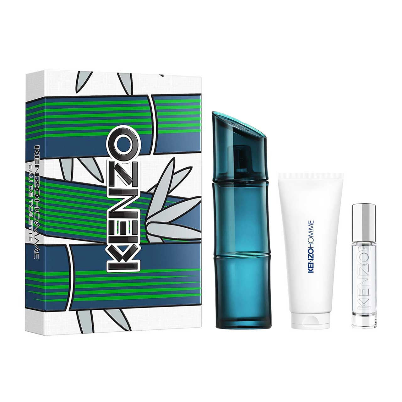 Kenzo Pour Homme Estuche 3 Piezas Hombre EDT 110ml + Miniatura 10ml + Gel de Ducha 75ml