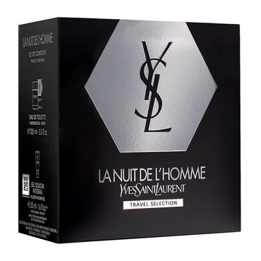 La Nuit de L'Homme by Yves Saint Laurent Travel  Estuche 2 Piezas Hombre EDT 100ml + Gel para ducha 50ml