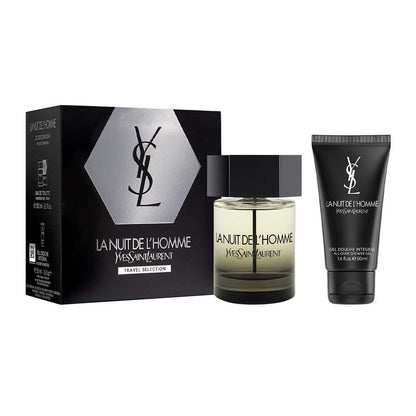 La Nuit de L'Homme by Yves Saint Laurent Travel  Estuche 2 Piezas Hombre EDT 100ml + Gel para ducha 50ml