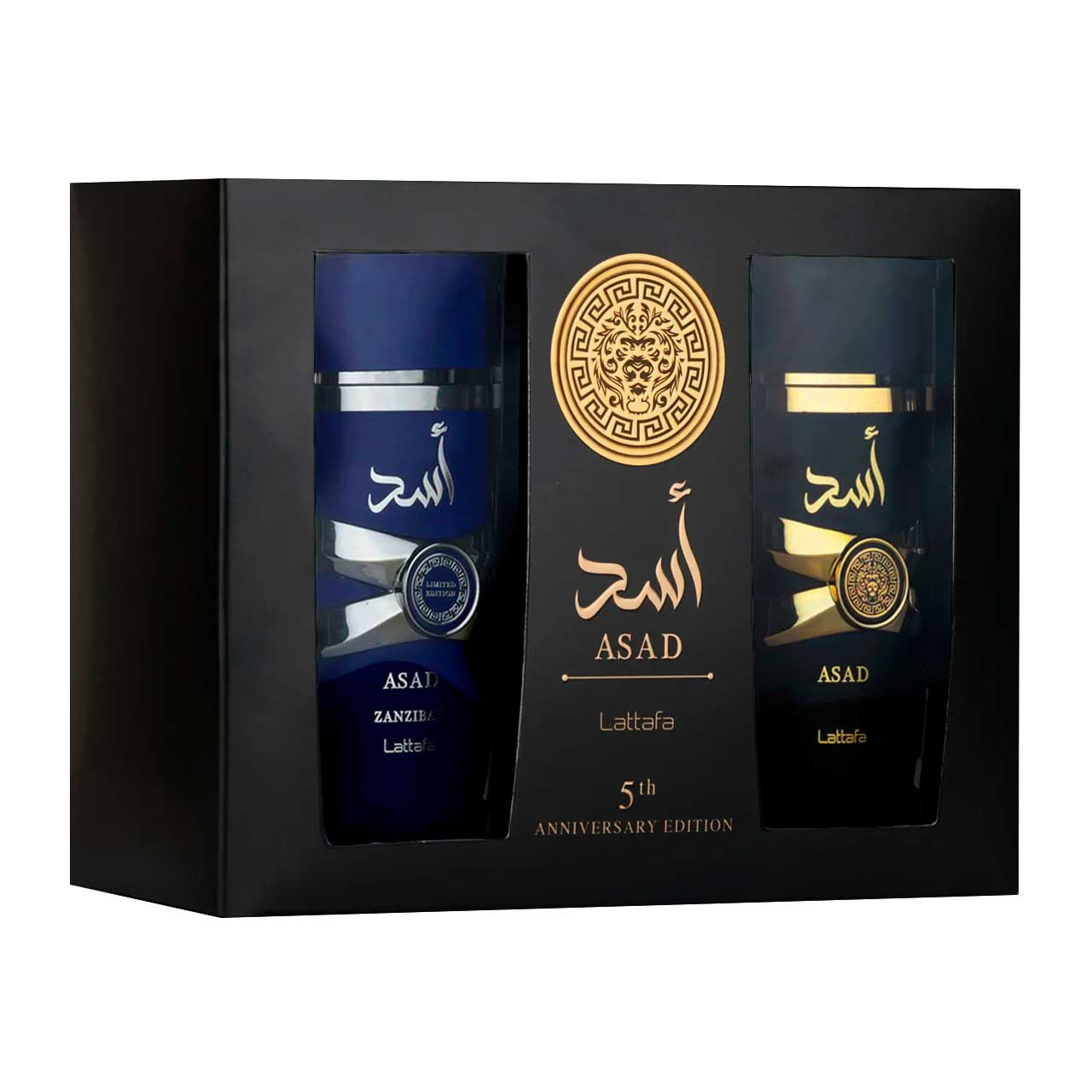 Lattafa Assad + Asad Azanaibar SET 2 Piezas Hombre EDP 100ml + EDP 100ml