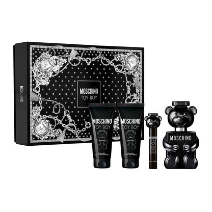 Moschino Toy Boy Estuche 4 Piezas Hombre EDP 100ml + Bath & Shower Gel 100ml + After Shave Balm 100ml + Miniatura 10ml