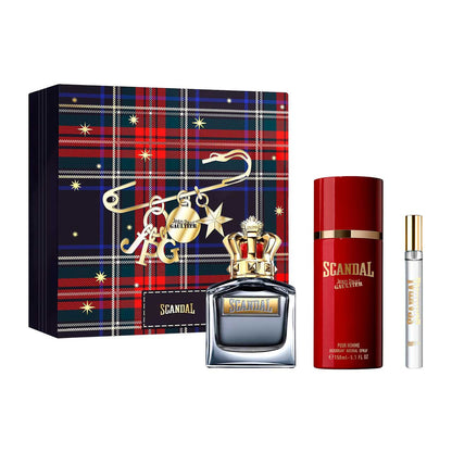 Set Scandal 3 Piezas Hombre EDT 100ml + Desodorante 150ml + Miniatura 10ml