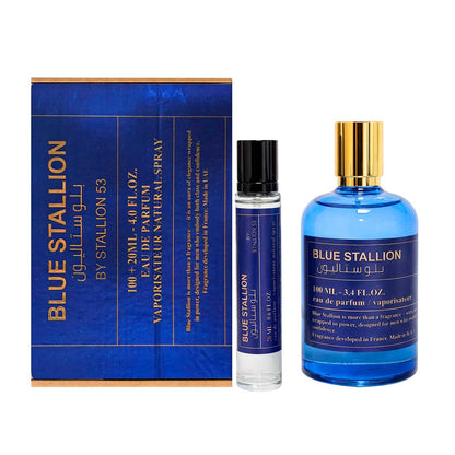 Stallion Blue + Travel 20ml EDP 100ml Hombre