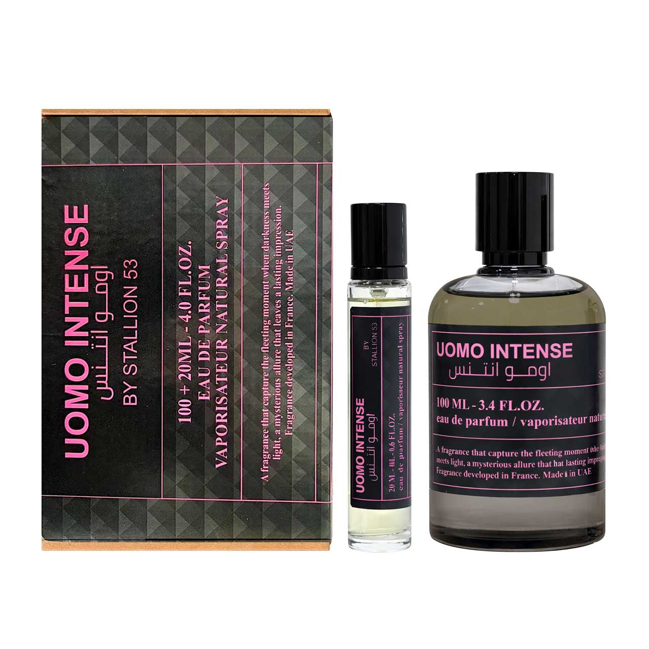 Uomo Intense Stallion + Decant 20mlEDP 100ml Hombre