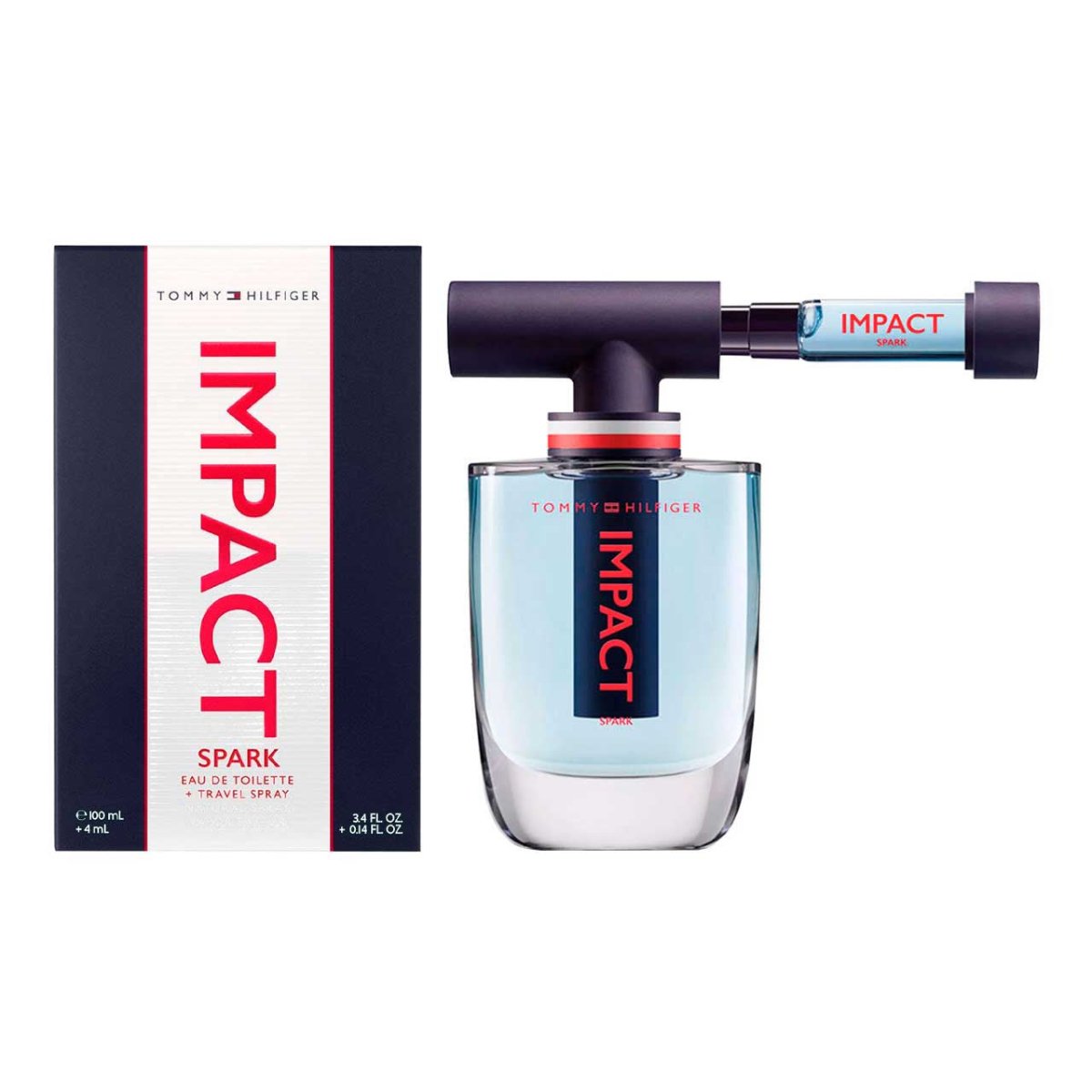 Tommy Impact Spark 100 ml + Travel 4ml Hombre