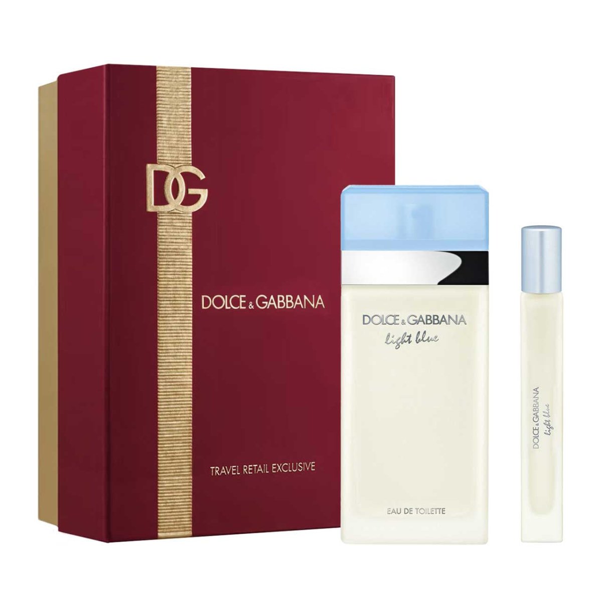 Dolce & Gabbana Light Blue Travel Estuche 2 Piezas Dama EDT 100ml + Travel 10ml