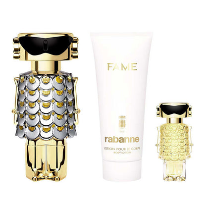 Fame Metal Robot Estuche 3 Piezas Dama EDP 80ml + Body Lotion 100ml + Miniatura 4ml
