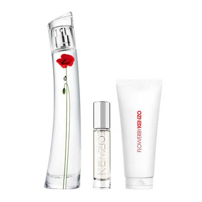Flower by Kenzo La Recolte Parisienne Estuche 3 Piezas Dama EDP 75ml + Leche Corporal 75ml + Miniatura 10ml