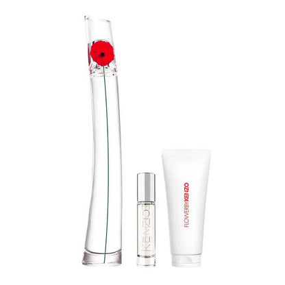 Flower by Kenzo Estuche 3 Piezas Dama EDP 100ml + Crema Corporal 75ml + Mini 10ml