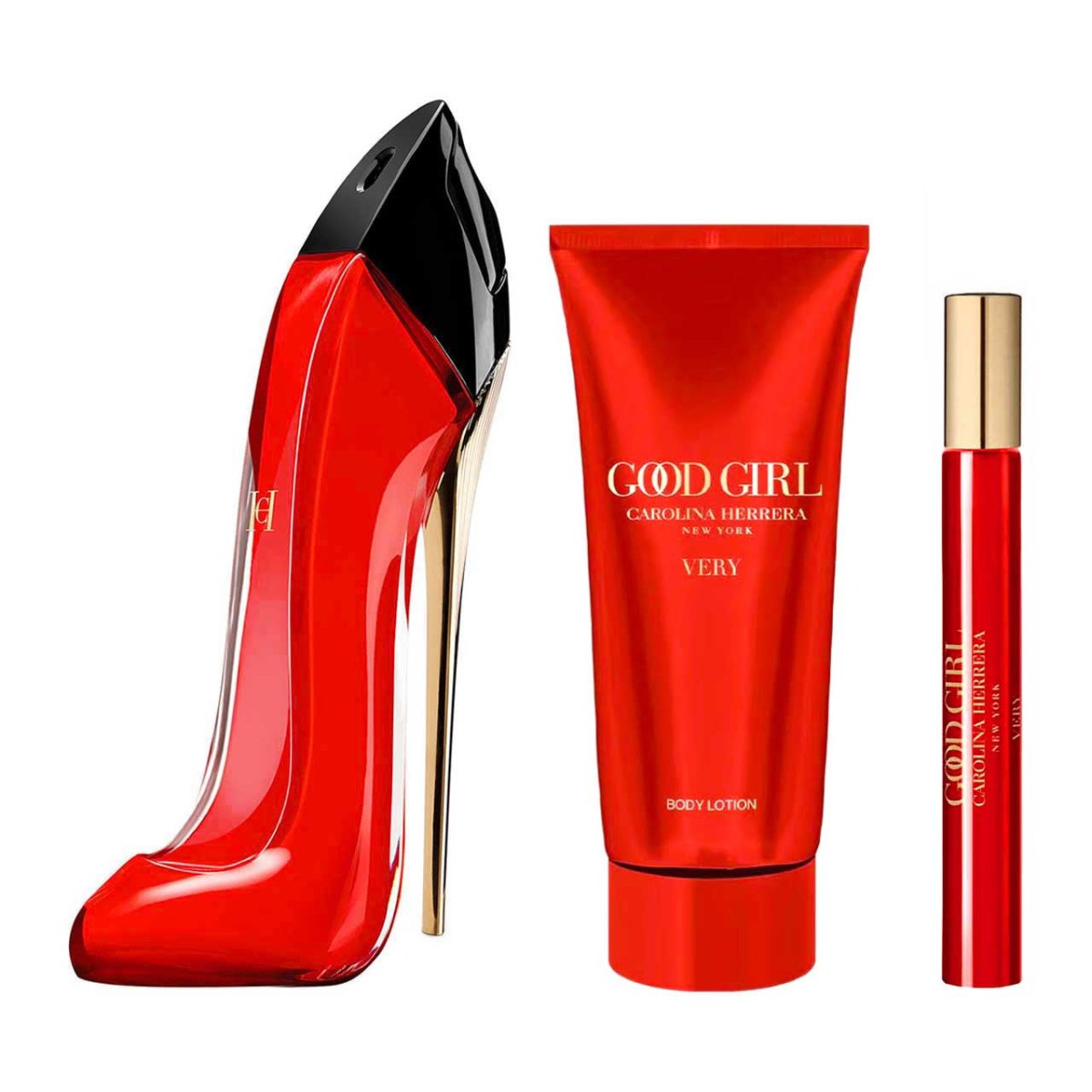 Very Good Girl Estuche 3 Piezas Dama EDP 80ml + Body Lotion 100ml + Miniatura 10ml