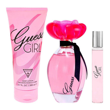 Guess Girl SET 3 Piezas Dama  EDT 100ml + Dody Lotion 200ml + Mini 15ml