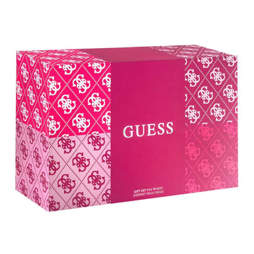 Guess SET 4 Piezas Dama EDP 75 ml + Crema Corporal 100ml + Miniatura 15ml + Cosmetiquera