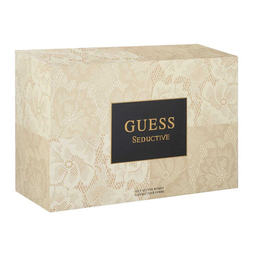 Guess Seductive SET 4 Piezas Dama EDT 75ml + Locion Corporal 100ml + Cosmetiquera + Miniatura 15ml